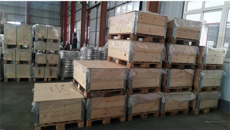 Fumigate Pallet kayu Kayu lapis utawa cilik kanggo flange standar lan flange non-standar