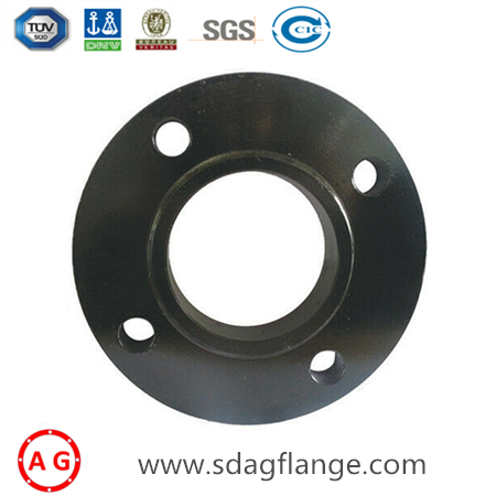 Apa produk sing kita produksi? BS4504 PN40 Slip Ing Flange Black Paint